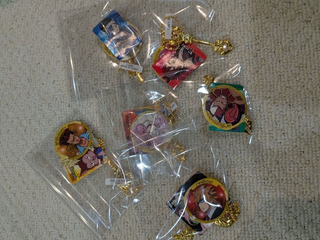 フェアリーテイル　星霊の鍵　ルーシーの鍵　キーホルダー　6個セット