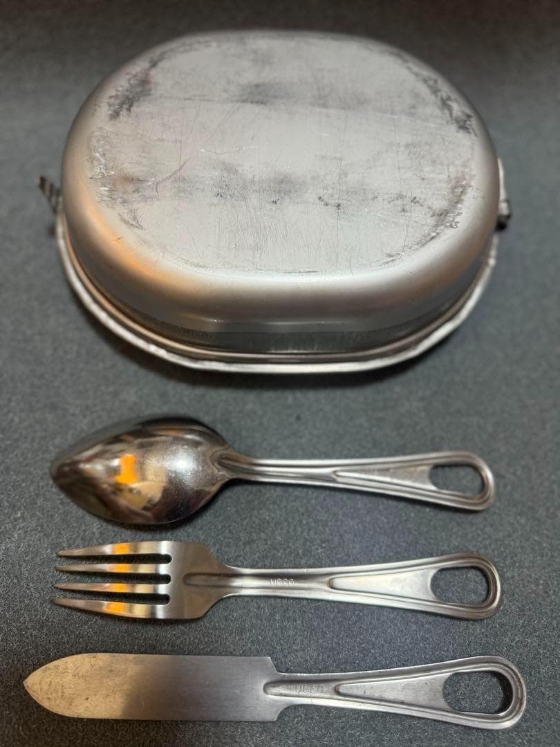 米軍 実物 メスキット1982年 +カトラリー