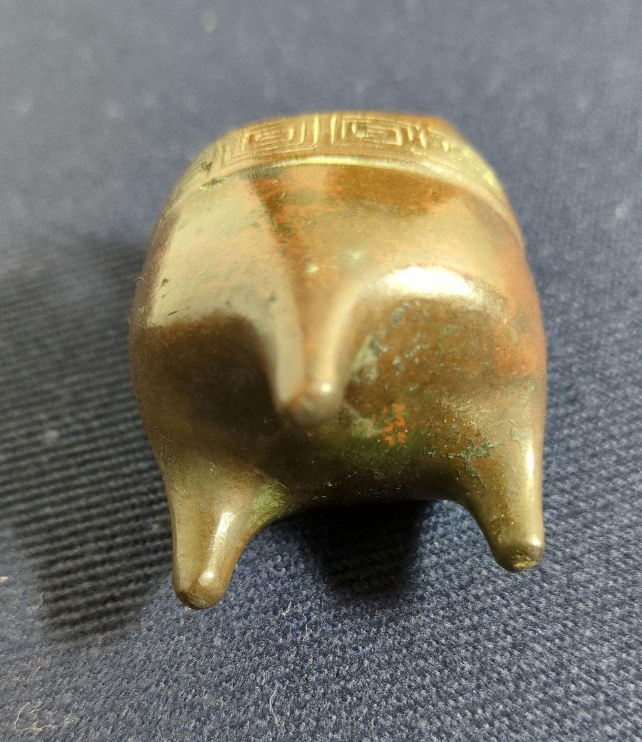 ヨ*ヨ様 煎茶道具　古銅製　香炉 　木箱付き