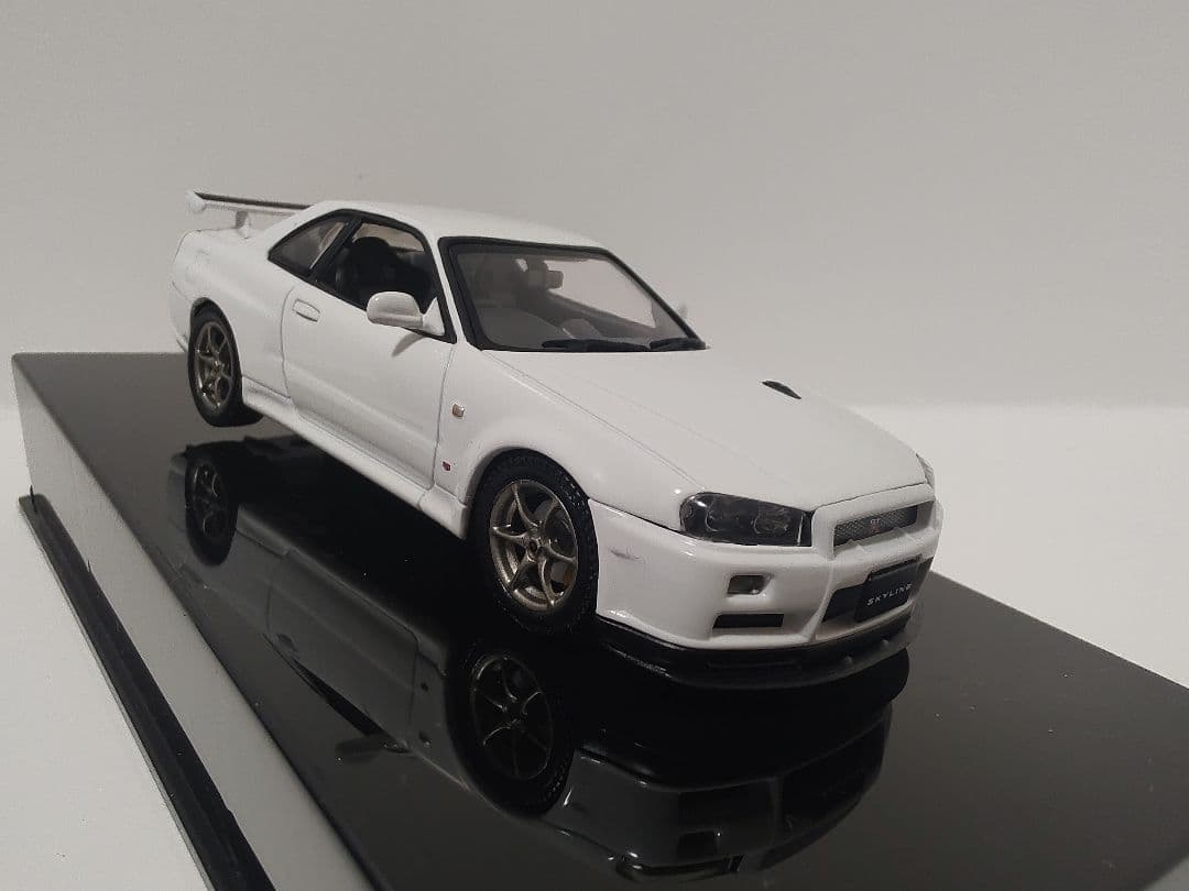 オートアート 1/43 スカイライン R34 GT-R ミニカー 3台セット