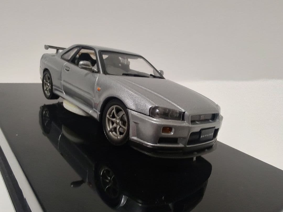オートアート 1/43 スカイライン R34 GT-R ミニカー 3台セット