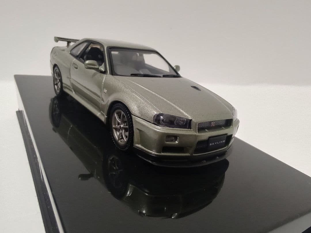 オートアート 1/43 スカイライン R34 GT-R ミニカー 3台セット