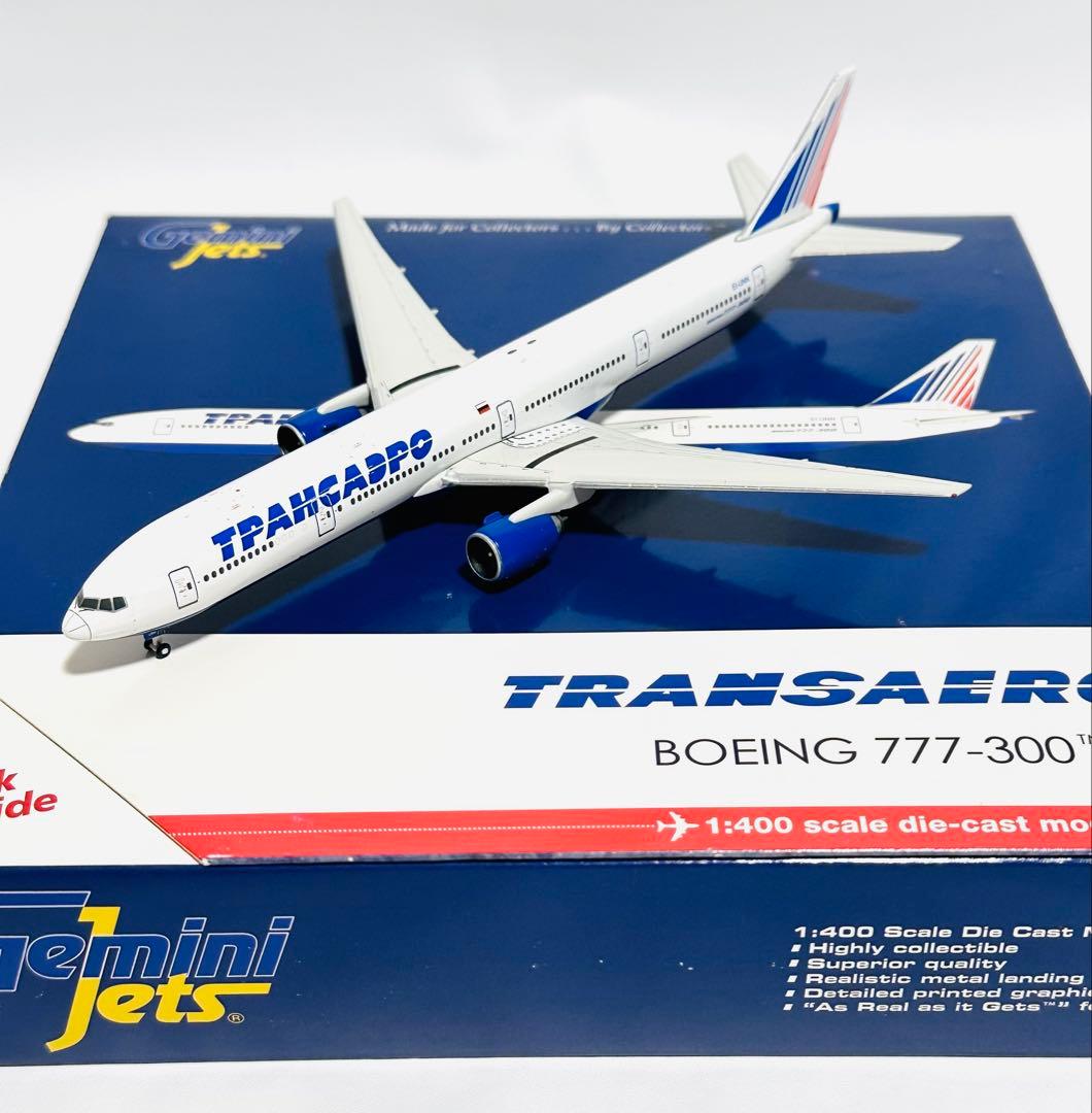 航空機・ヘリコプター Gemini 1/400 Transaero B777-300