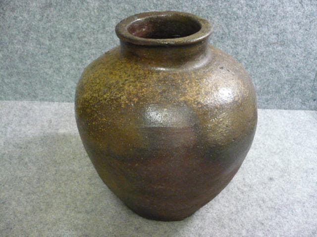 常滑焼 ごまだれ 茶壷 [B31497]