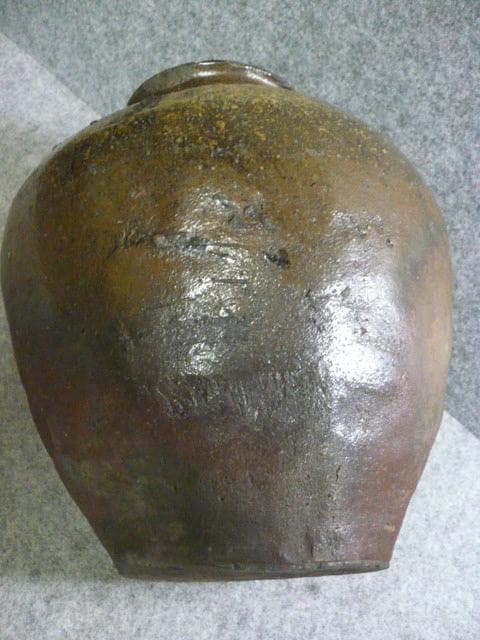 常滑焼 ごまだれ 茶壷 [B31497]