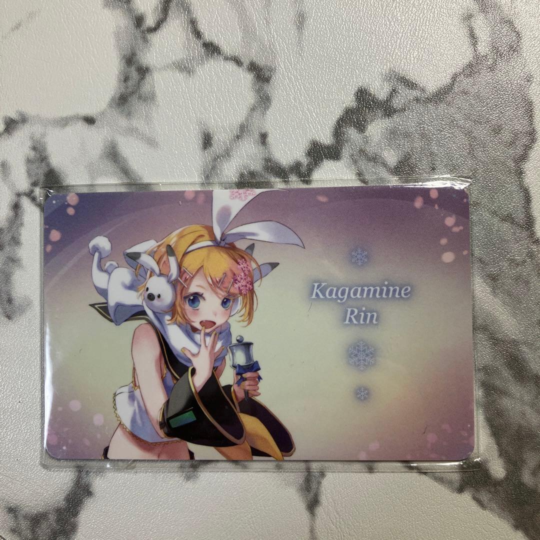 【新品未開封】鏡音リン　トレーディングカード　 雪ミクスカイタウン