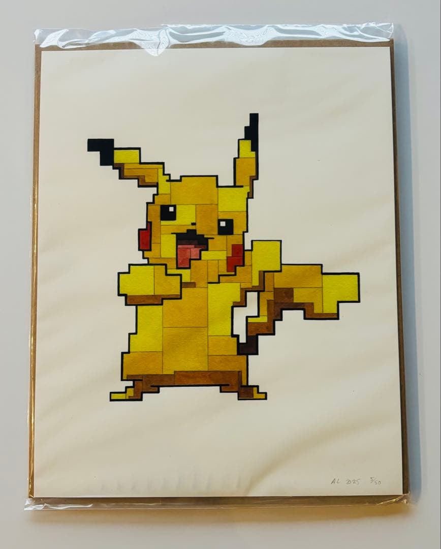 ADAM LISTER アダムリスター 版画 ポケモン ピカチュウ 限定50部