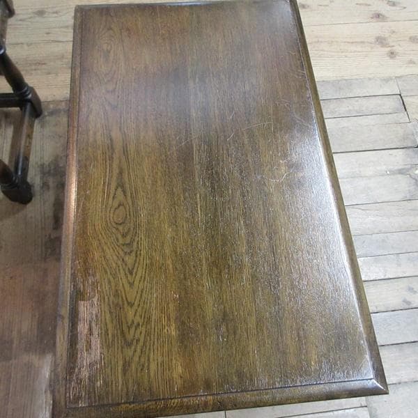 イギリス アンティーク 家具 ネストテーブル サイドテーブル 3台組 6076e