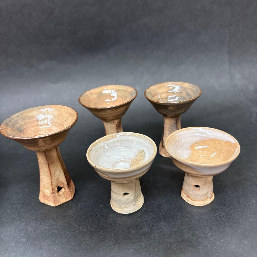 萩焼　12代　坂倉新兵衞　酒器　馬上杯