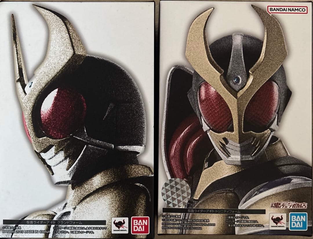 真骨彫製法　仮面ライダーアギト　グランドフォーム、トリニティフォーム　2点セット
