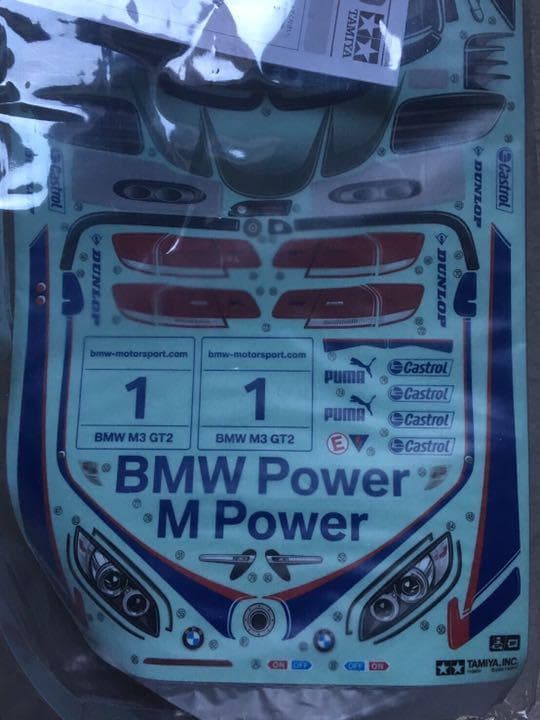 限定品 タミヤ RC 1/10  M3 GT2 2009 軽量スペアボディ