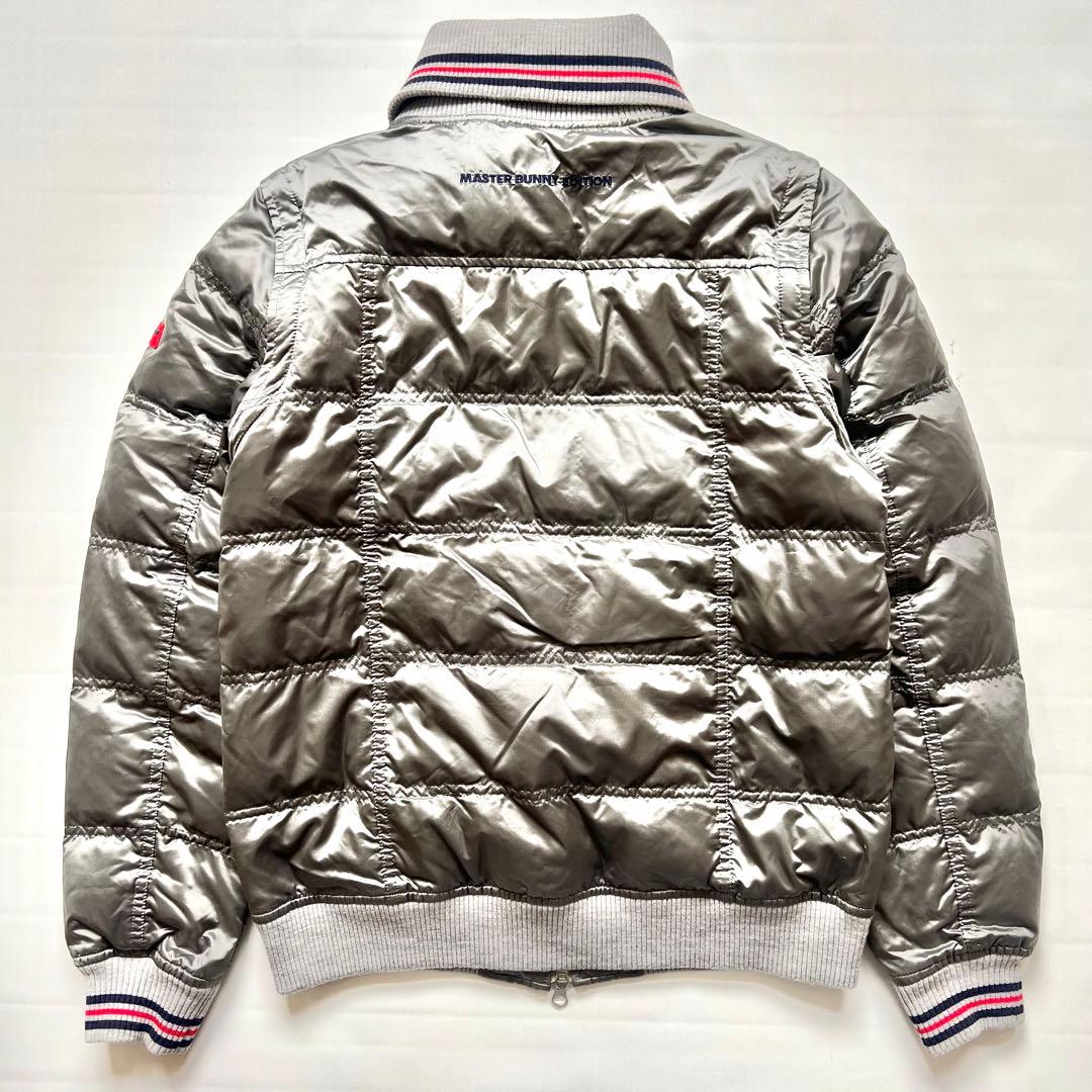パーリーゲイツ　マスターバニー　ダウンジャケット　シルバー　銀色　レディース　L