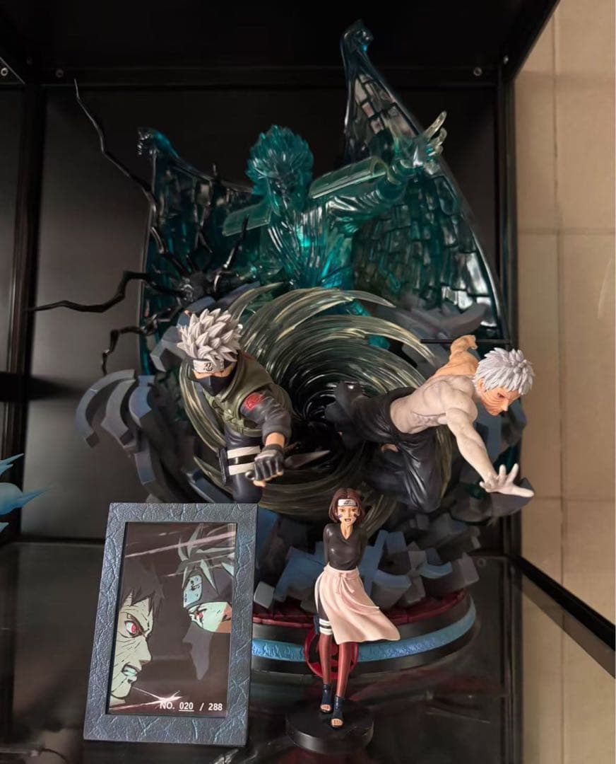 NARUTOナルトはたけカカシ うちはオビト ガレージキット ガレキ スタチュ①