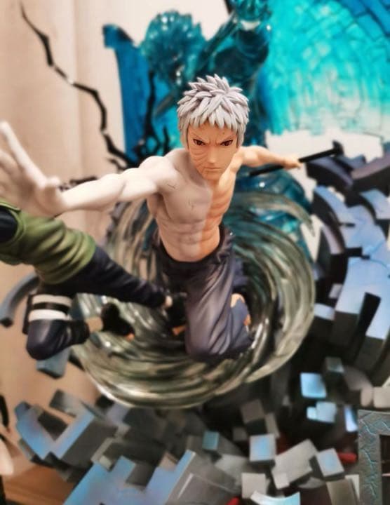 NARUTOナルトはたけカカシ うちはオビト ガレージキット ガレキ スタチュ①