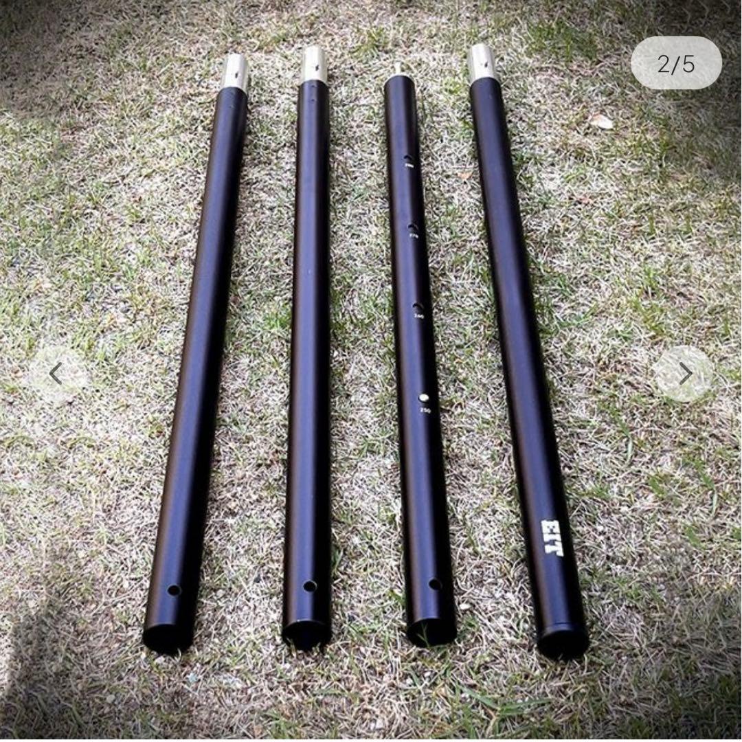 YUNAN ユナン ブラックポール 2800 タープポール