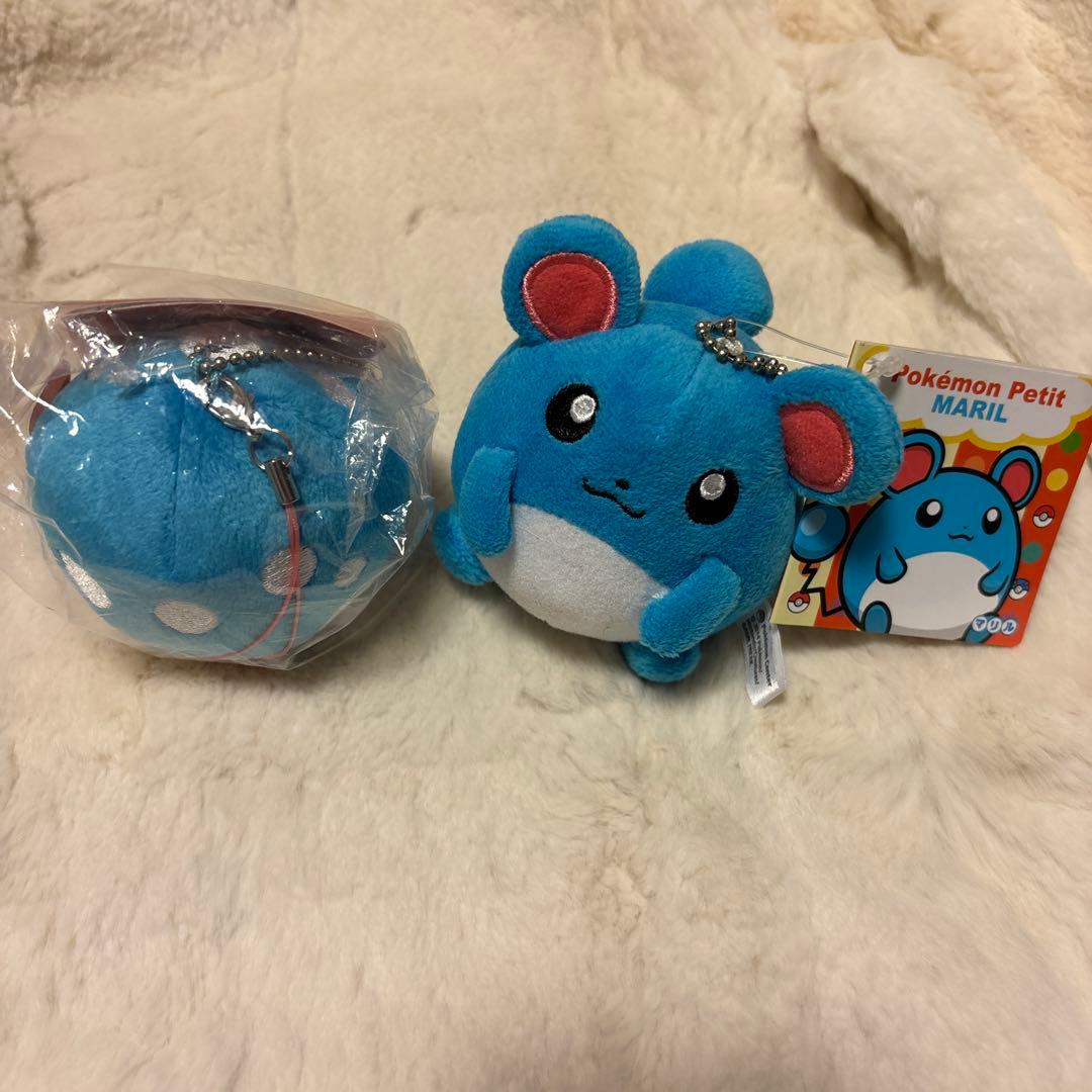 ポケモンセンター　マリル　マスコット　ぬいぐるみ　マリルリ　おしり