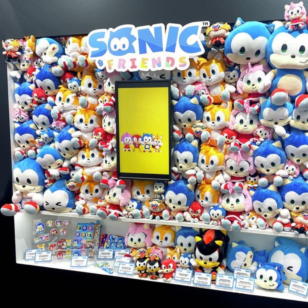 ソニックとテイルス　SONIC＆FRIENDS ソニックフレンズ ぬいぐるみM