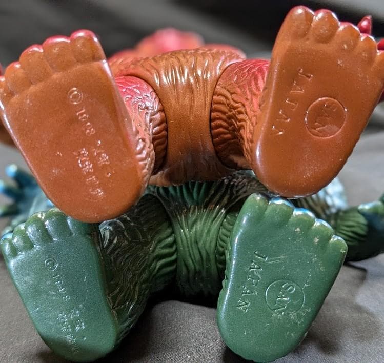 サンダ＆ガイラ（マルサン電撃）ソフビフィギュア２体セット