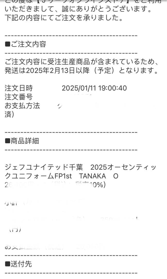 ジェフユナイテッド千葉2025シーズンオーセンティックユニフォームLサイズ