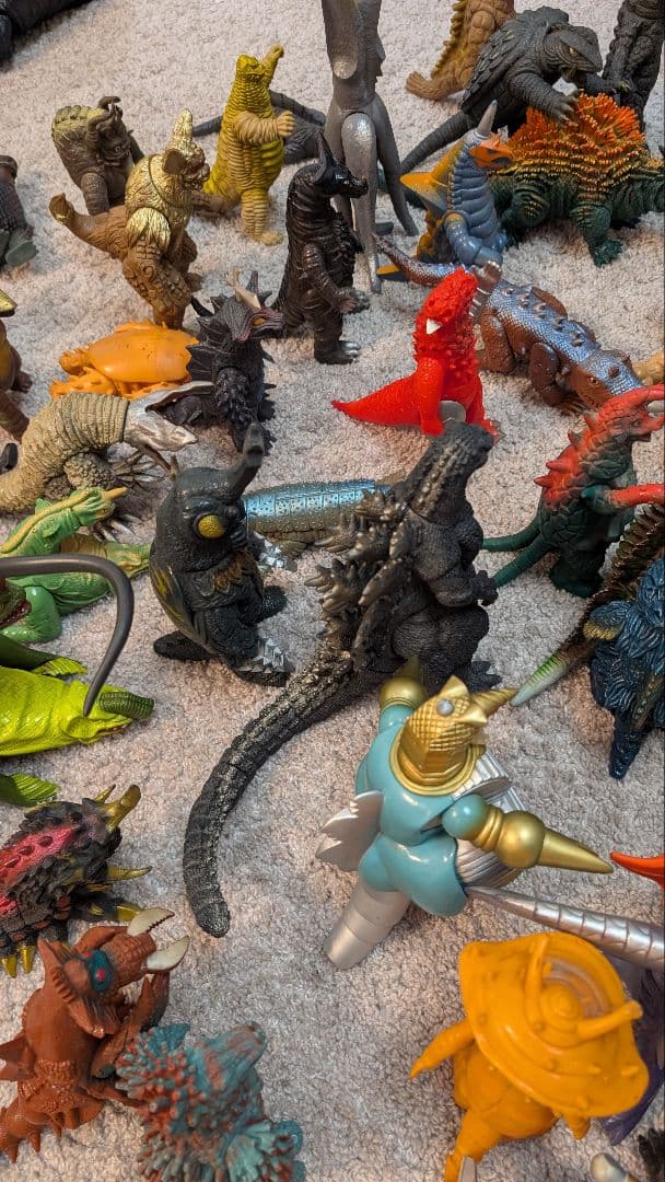 【まとめ売り】ゴジラ ウルトラマン 怪獣 フィギュア 当時物