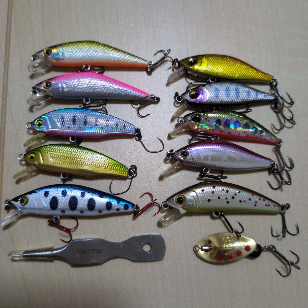 渓流ルアーセット　ケースつき