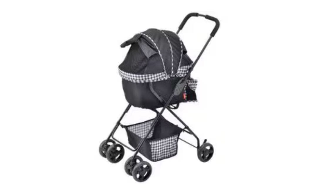 GEX わんわんカート ライトα ブラックチェック