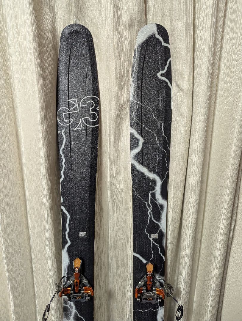 G3 シナプスカーボン175cm　クライミングシール　アイゼン付き