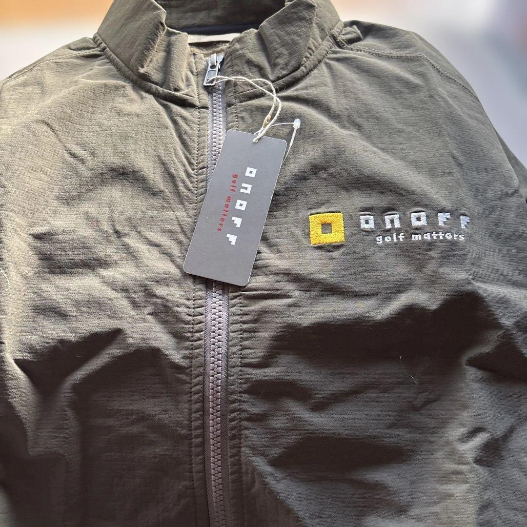 onoff カーキブルゾン Lサイズ　新品タグ付き　オノフ　ゴルフウェア