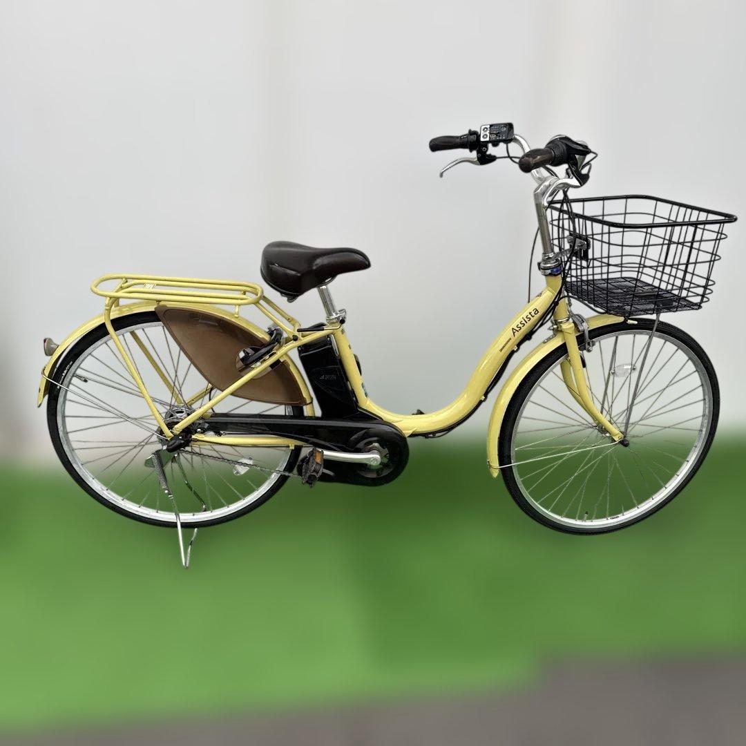 ブリヂストン電動アシスト自転車26インチ イエロー