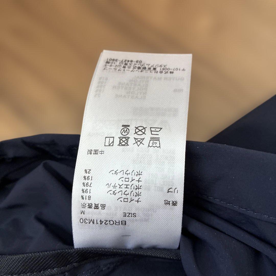 BRIEFING 2024 クルーネック ウインド／ネイビーM