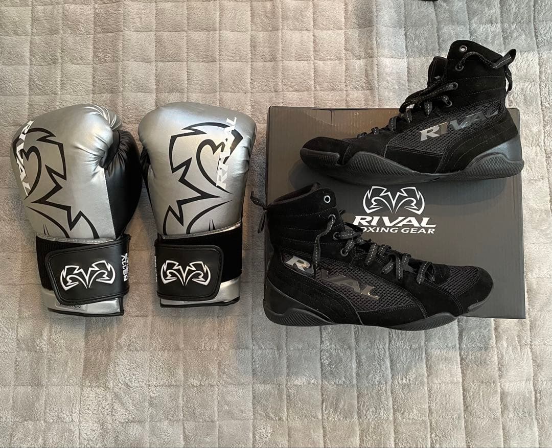 RIVAL ボクシンググローブ（14oz）&シューズセット