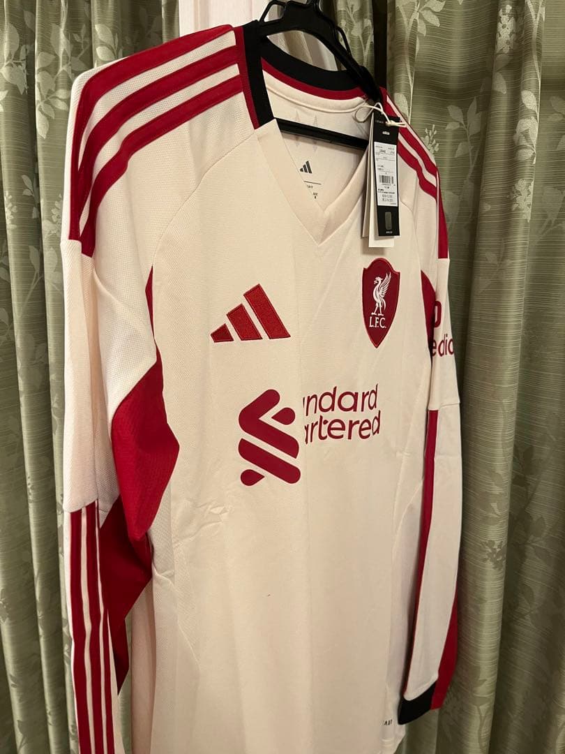 メ*4様 【新品未使用】リバプールFC 25/26 長袖 アウェイ ジャージー