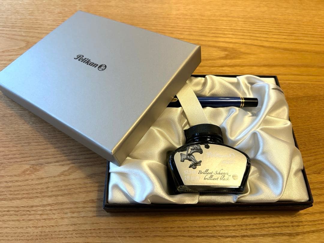 ペリカン　Pelikan M400 ブルーストライプF インクセット