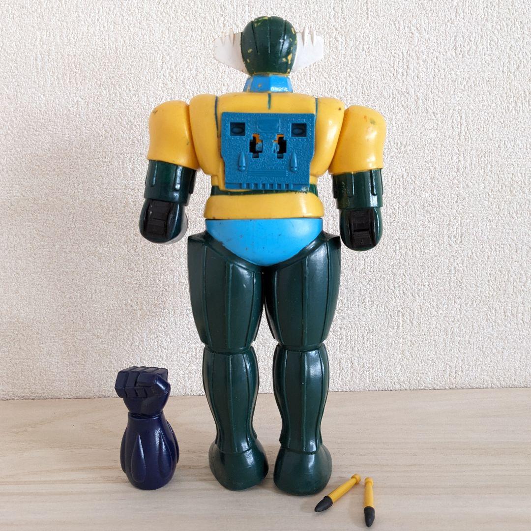 ゅ*ず様 【ジャンク】旧タカラ 鋼鉄ジーグ ひみつ武器付 当時物 ソフビ ダイナ