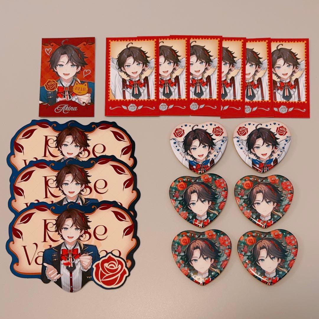 にじさんじ RoseValentine 三枝明那 ランダム 缶バッジ チェキ