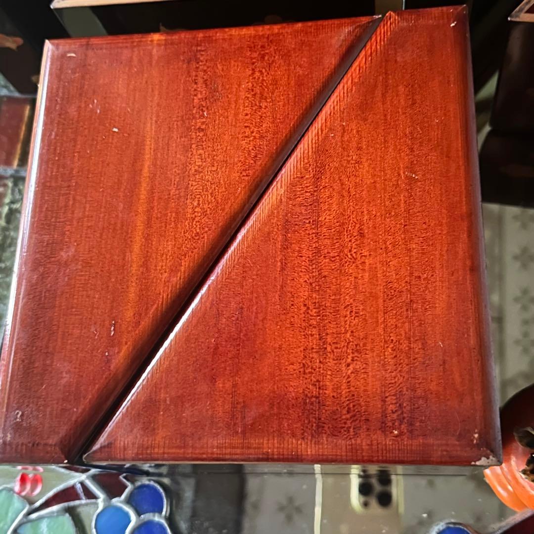 2213様感謝‼️総欅JAPAN蒔絵梅六点大名道具絵替り組子野弁当三対