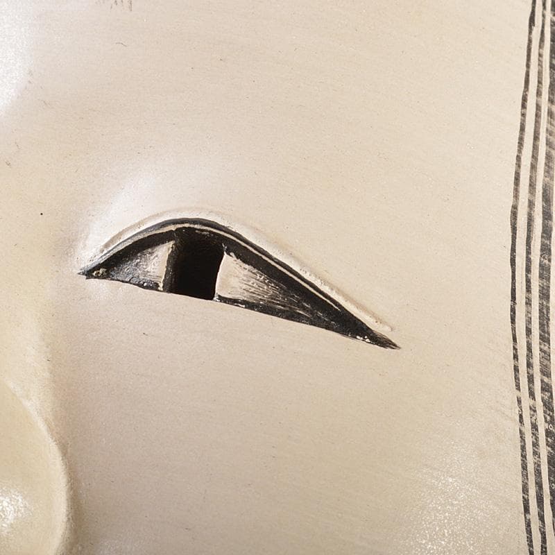 能面　能楽　雅楽　木彫　若女　お面　在銘　V　R6486