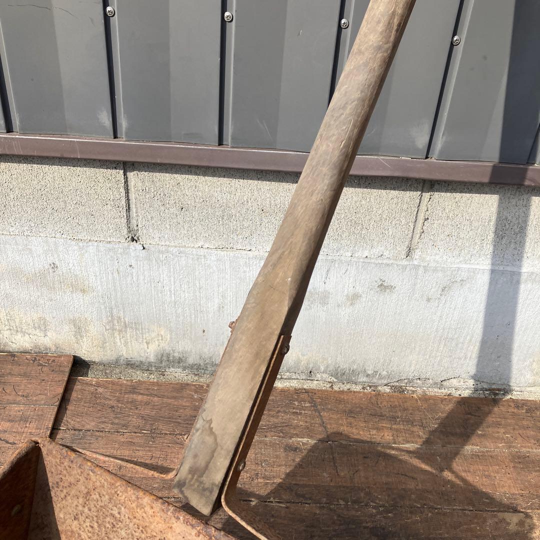 A-4 希少 アンティーク 手押し播種機 種まき機 ガーデニング オブジェ