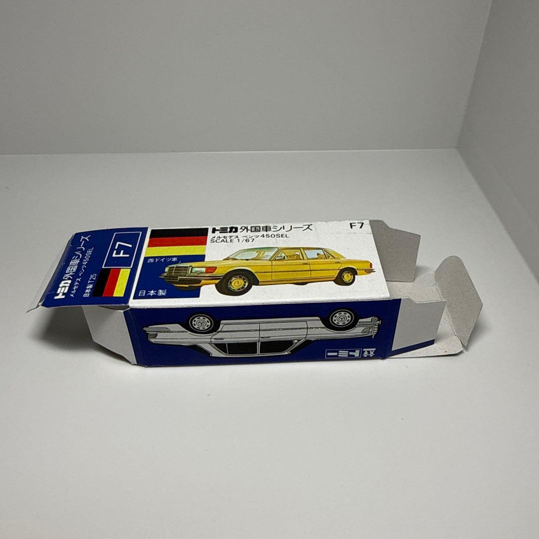 日本製トミカ NO.F7 メルセデス ベンツ450SEL 高島屋特注 箱付き