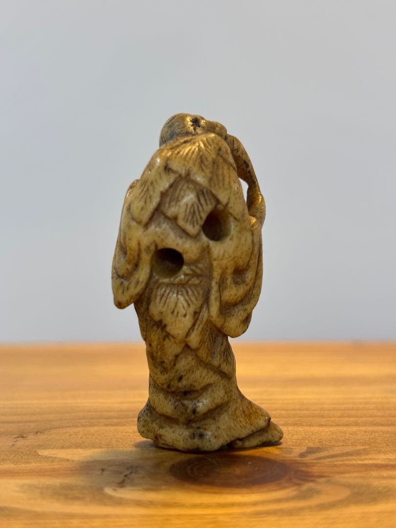 【希少】江戸時代〜明治時代　根付 仙人　アンティーク　印籠