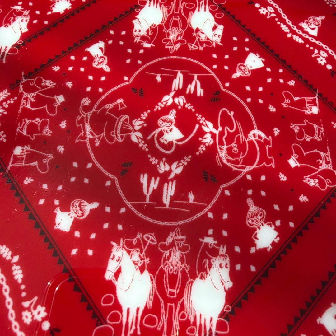 未使用 訳ありリトルミィ スーツケース L ペイズリー 赤 ムーミン