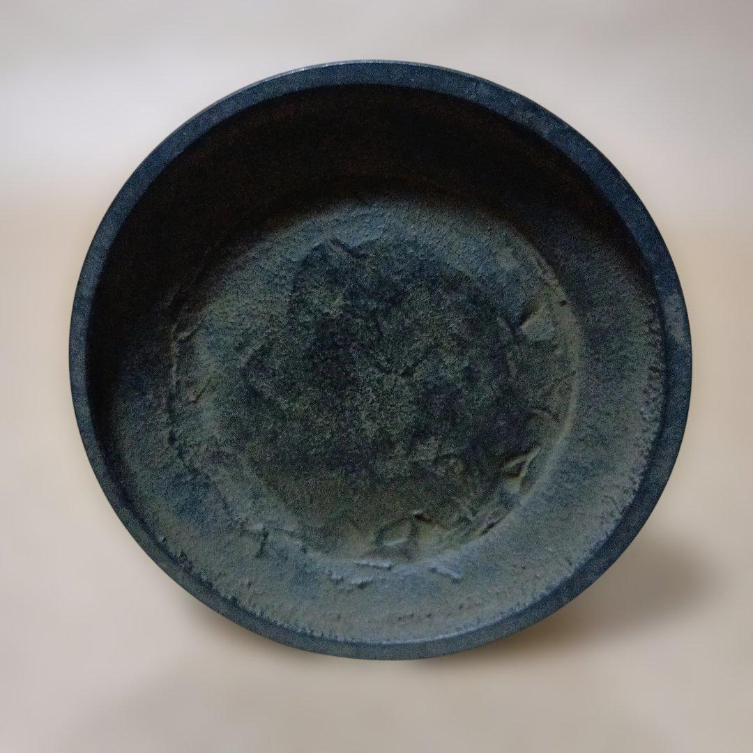 茶道具　唐銅経筒花入