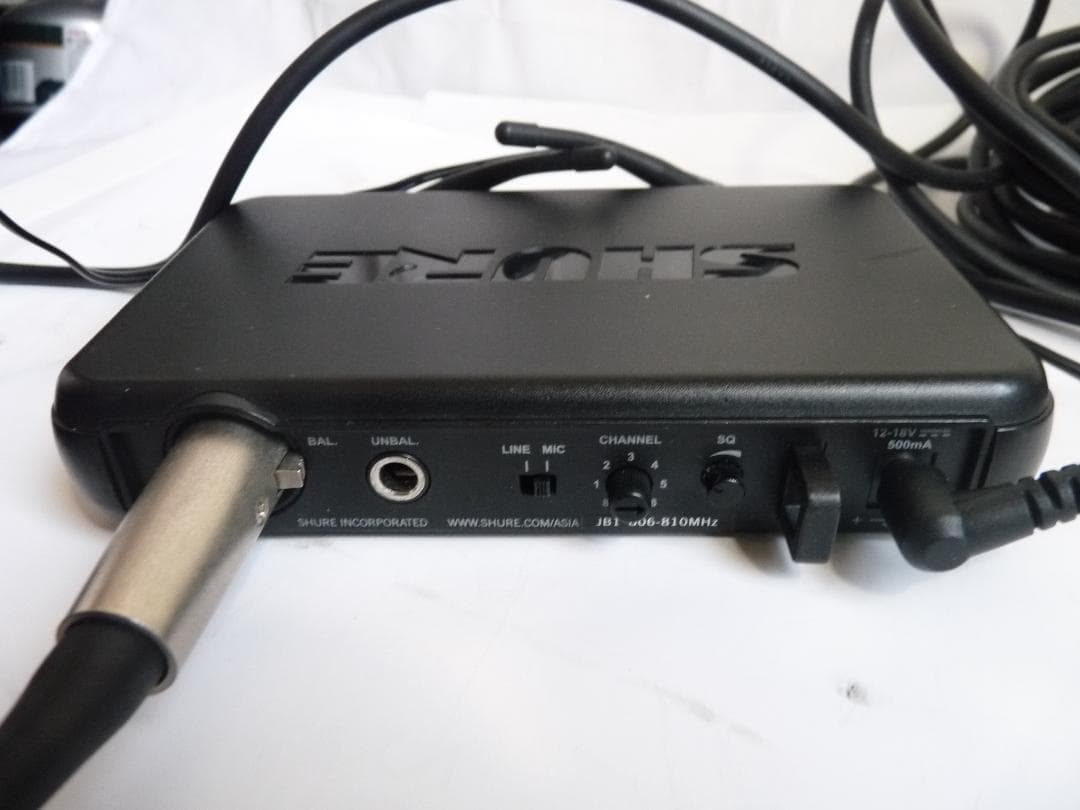 SHURE ワイヤレスマイクシステム 　SVX4/PG28