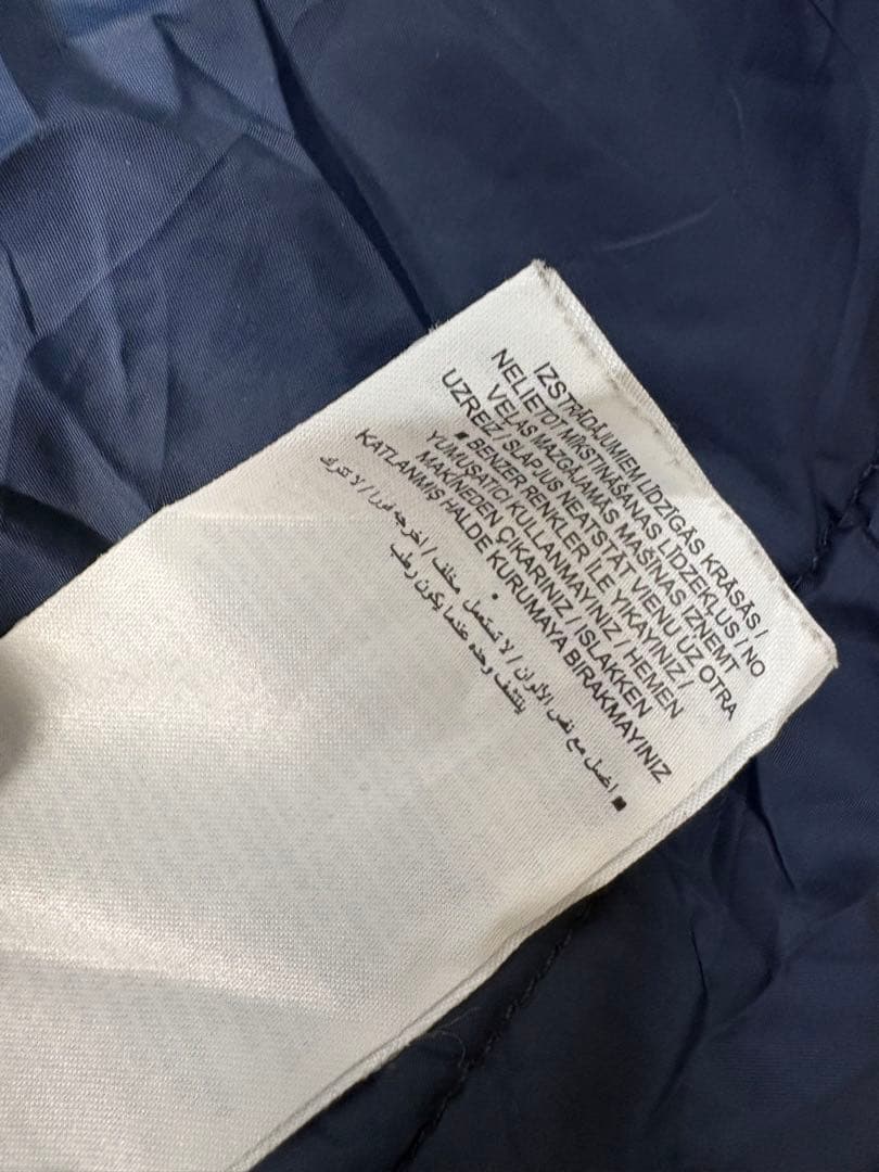 NIKEナイキバーミンガムFC 中綿ベンチコート L 紺刺繍サッカー