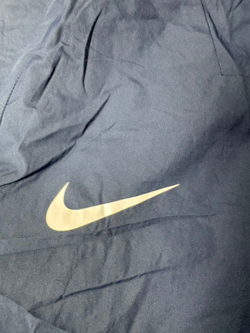 NIKEナイキバーミンガムFC 中綿ベンチコート L 紺刺繍サッカー