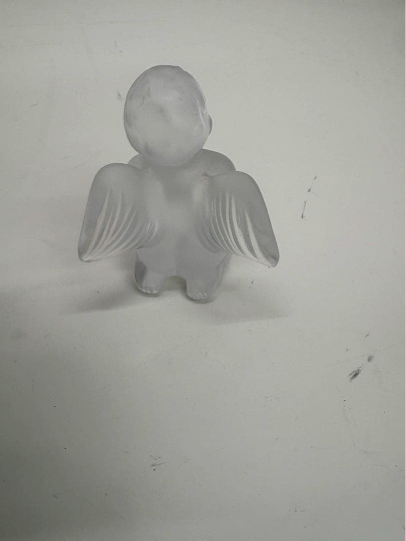 Lalique ラリック クリスタル 天使 置物 3体セット 中古品
