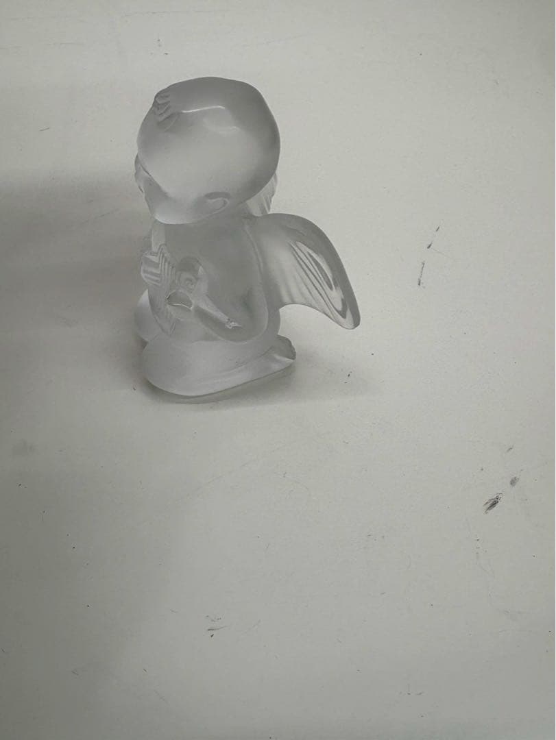 Lalique ラリック クリスタル 天使 置物 3体セット 中古品