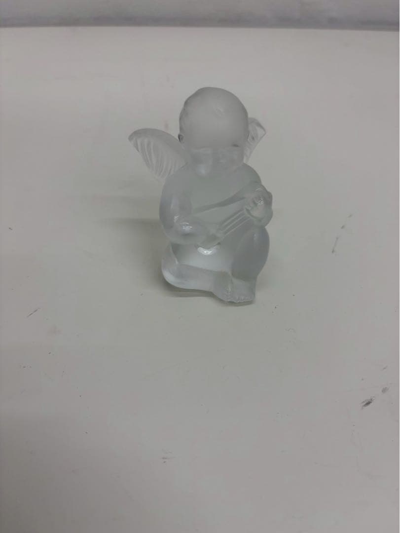 Lalique ラリック クリスタル 天使 置物 3体セット 中古品