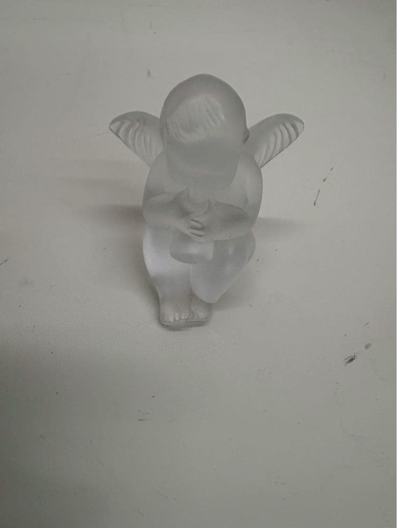 Lalique ラリック クリスタル 天使 置物 3体セット 中古品