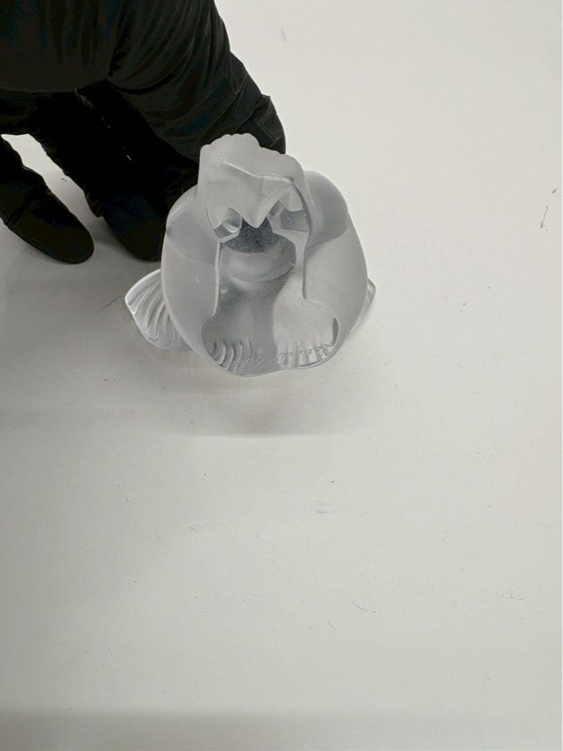 Lalique ラリック クリスタル 天使 置物 3体セット 中古品